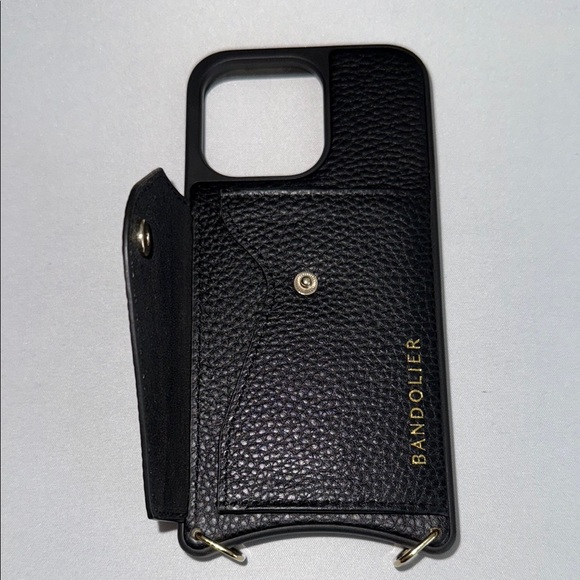 Bandolier Black and Gold Sleek Phone Case - iPhone 13 Pro - Picture 3 of 6
